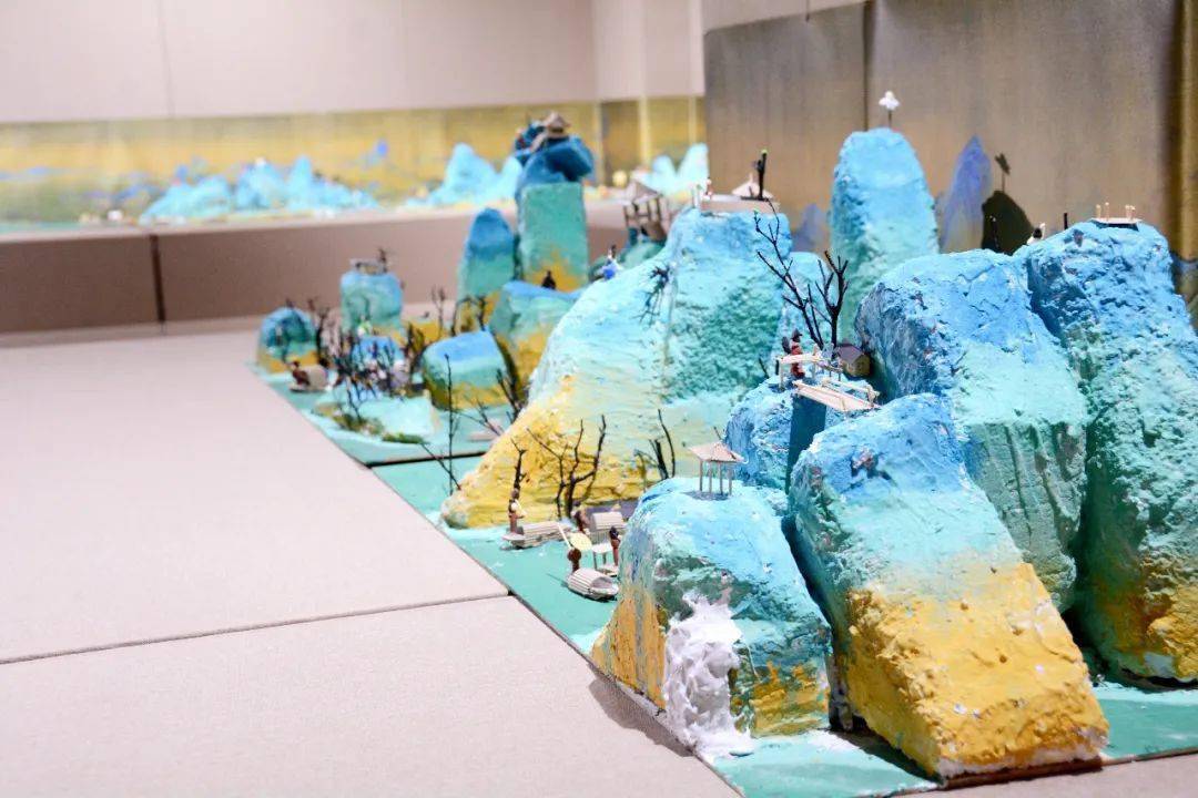 菏泽78名孩子,3d再现《千里江山图》