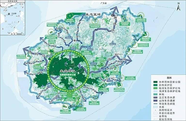海南2020-2035空间规划:打造两大经济圈,2035年实现常住人口1250万!