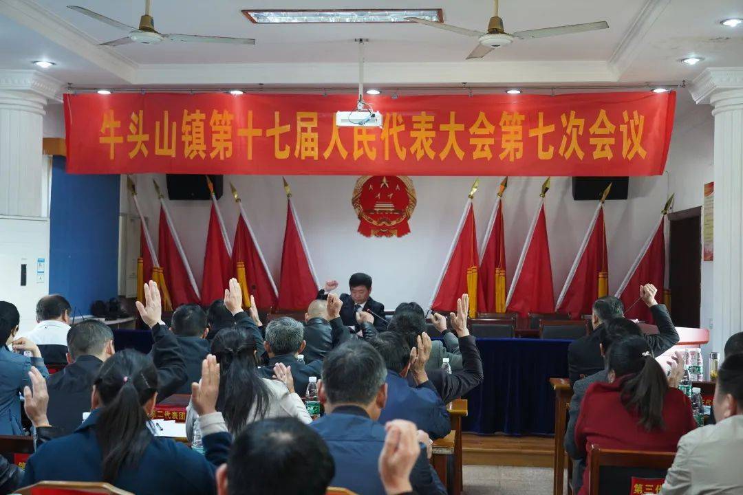 牛头山镇第十七届人民代表大会第七次会议胜利召开