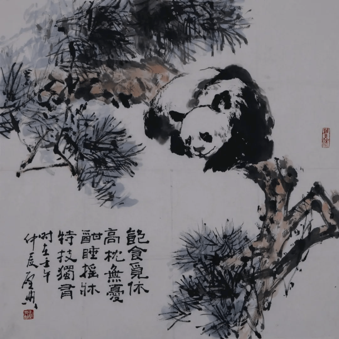 乍启典绘画作品欣赏