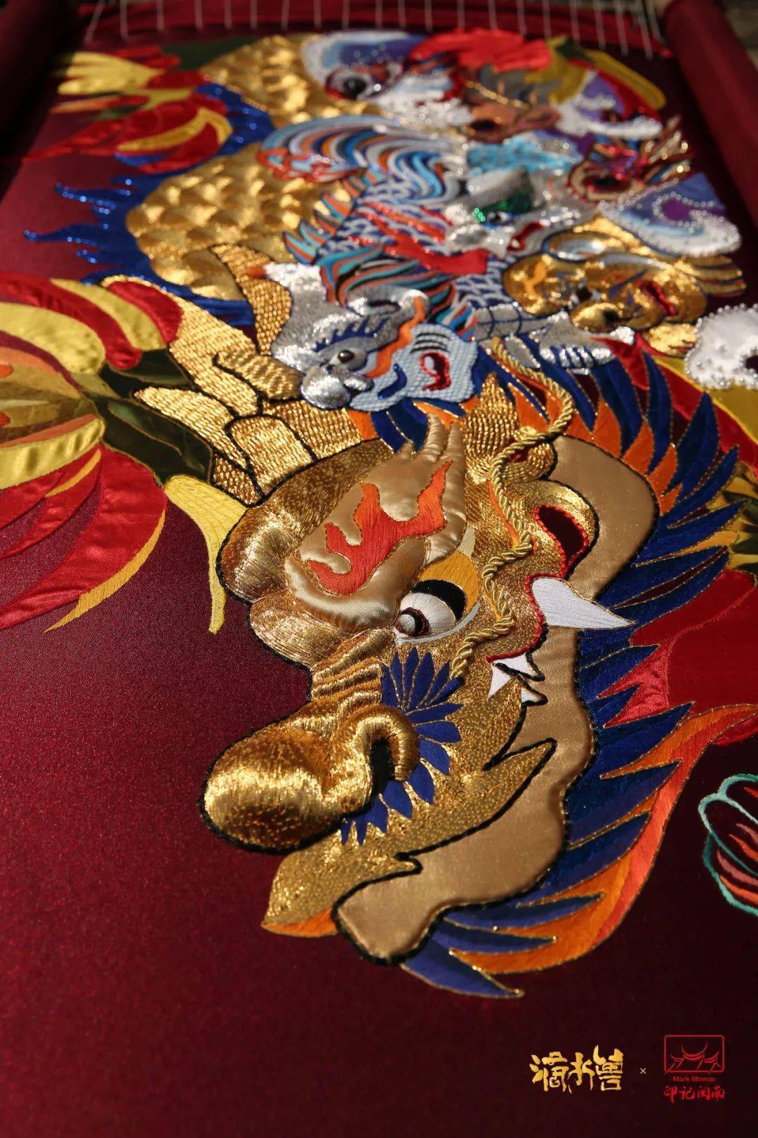 当金苍绣遇上现代插画《滴水神兽》_泉州