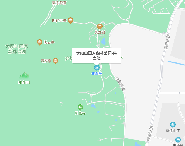 苏州高新区大阳山森林公园售票处