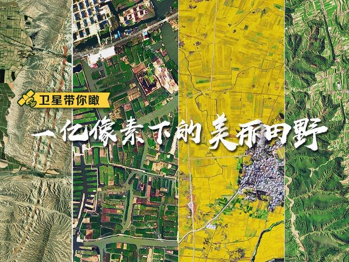 地绵万里尽春耕,卫星视角下的美丽田野_农田