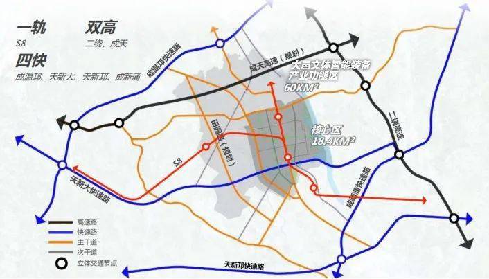 据了解 成温邛快速路连接线 和天新大( 天府新区,新津,大邑)连接线