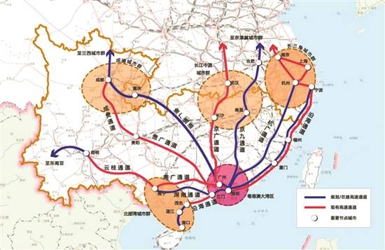 新增规划深圳至河源高铁