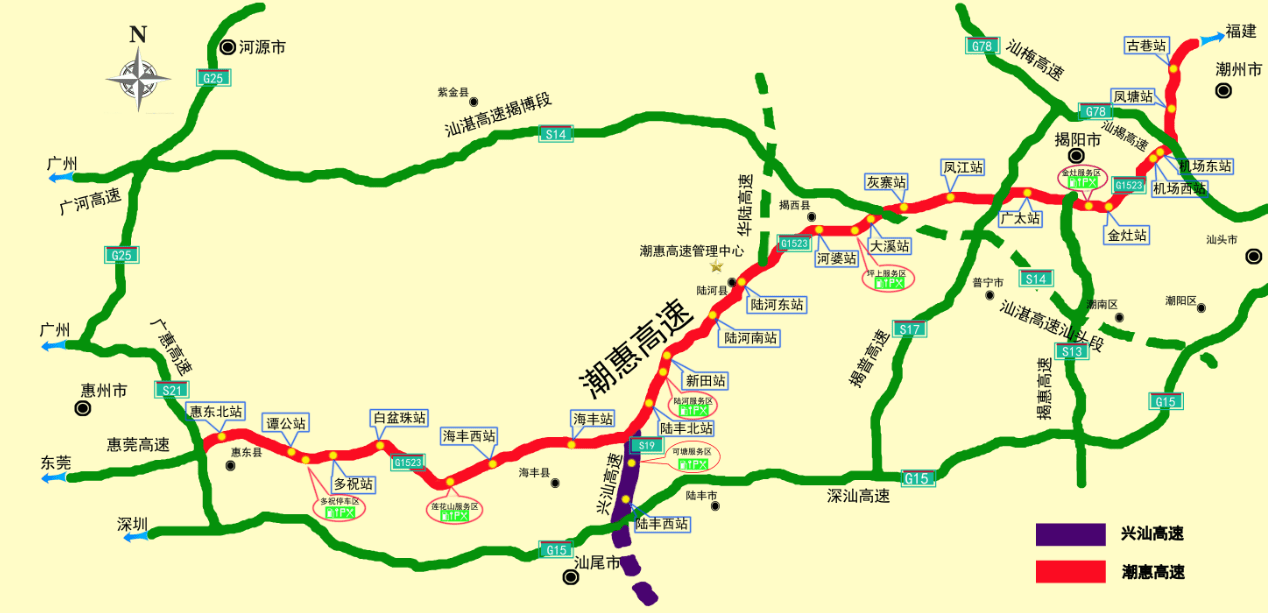 感受别样的"红色之旅",潮惠高速推出5条红色打卡路线