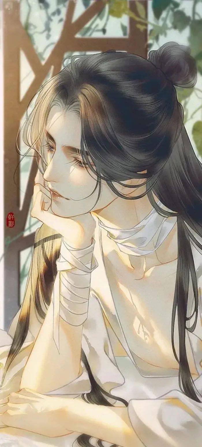 《天官赐福》手机壁纸:为你花开满城,为你灯明三千.
