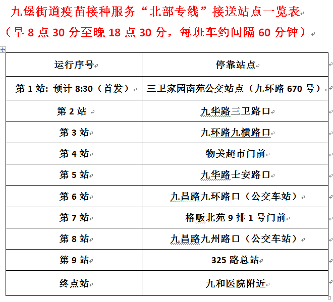 接种新冠疫苗公交专线开通!凭和华社区疫苗接种凭证和