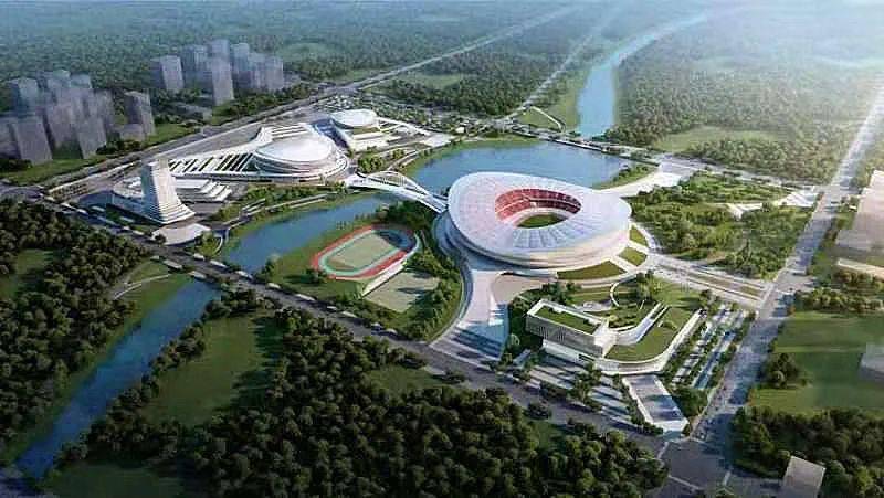一个新的商圈即将在这里诞生 填补临沂空白 预计于2023年底完工 奥体