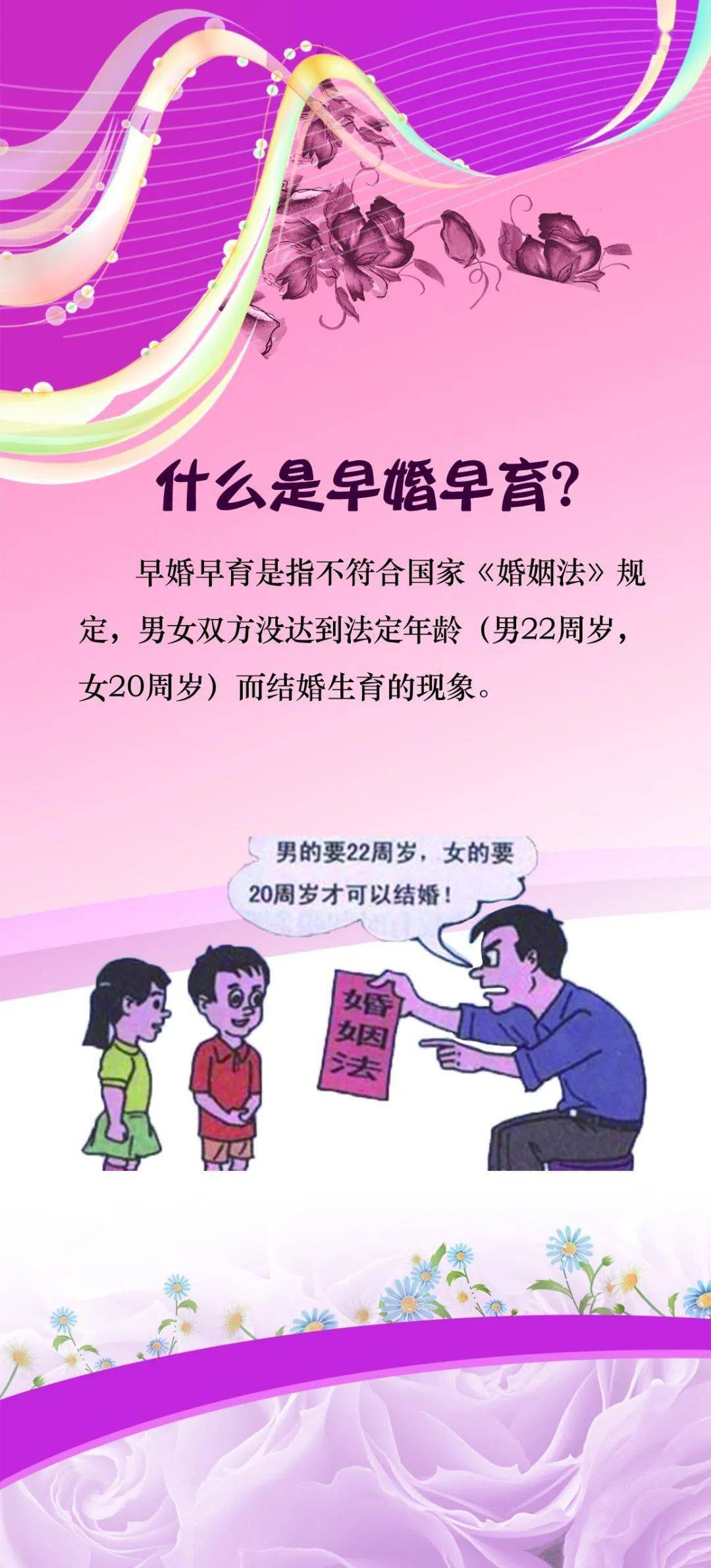 【婚育新风】早婚早育危害早知道