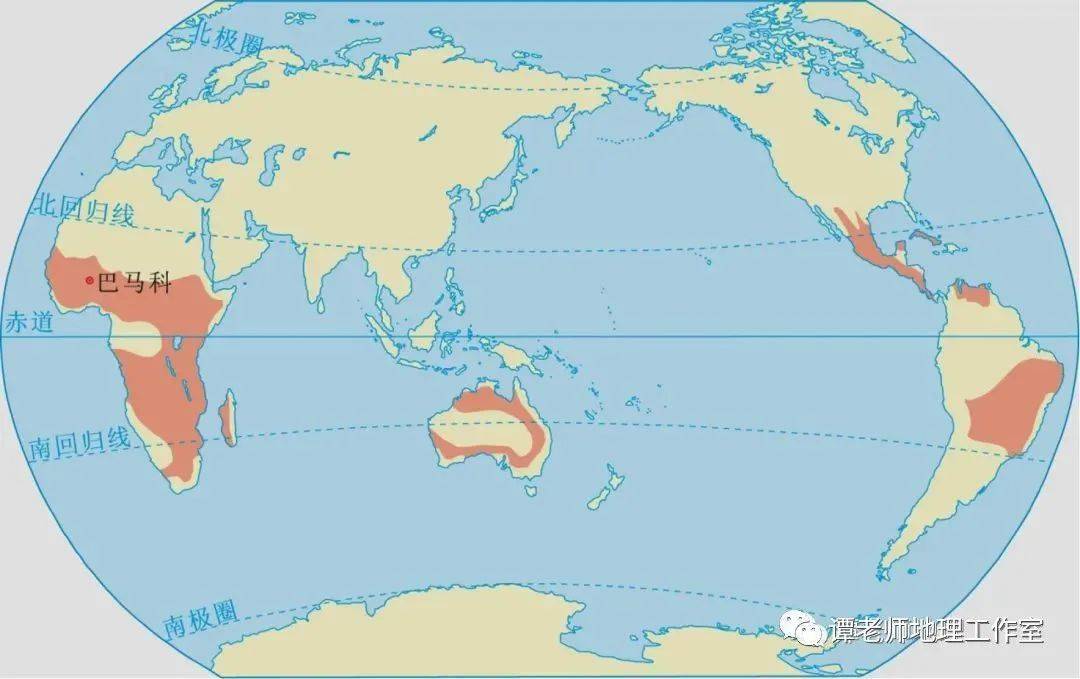 【专题复习】高考地理气候分布中应注意的几个地区,世界各种气候类型