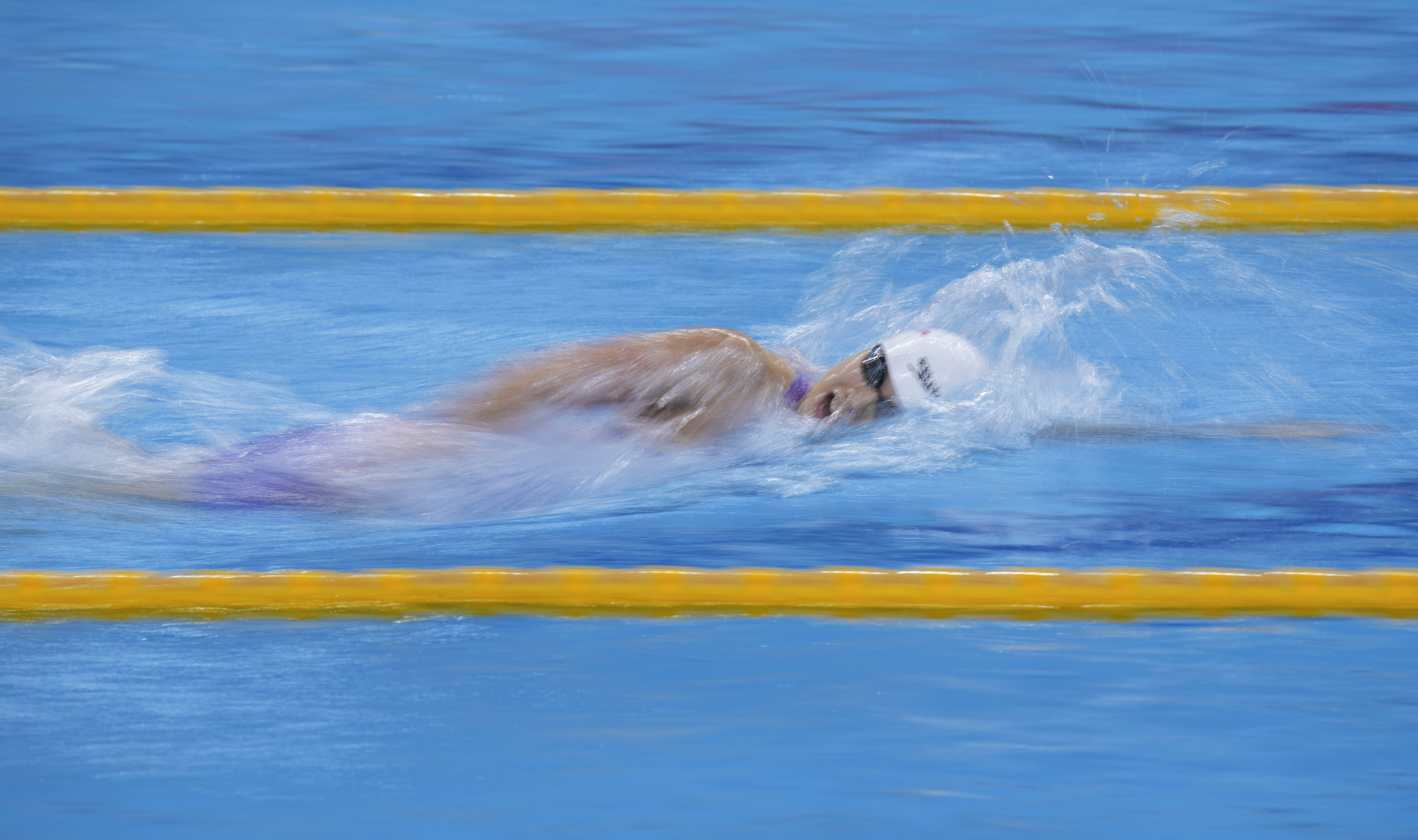 游泳——全国冠军赛:杨浚瑄打破女子200米自由泳亚洲纪录