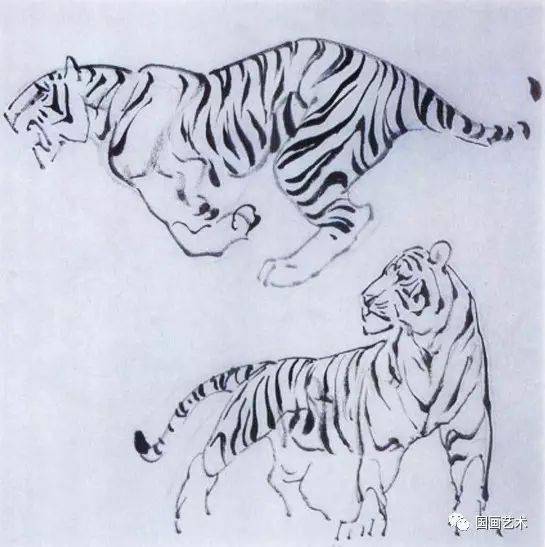 图文教程一学就会画老虎