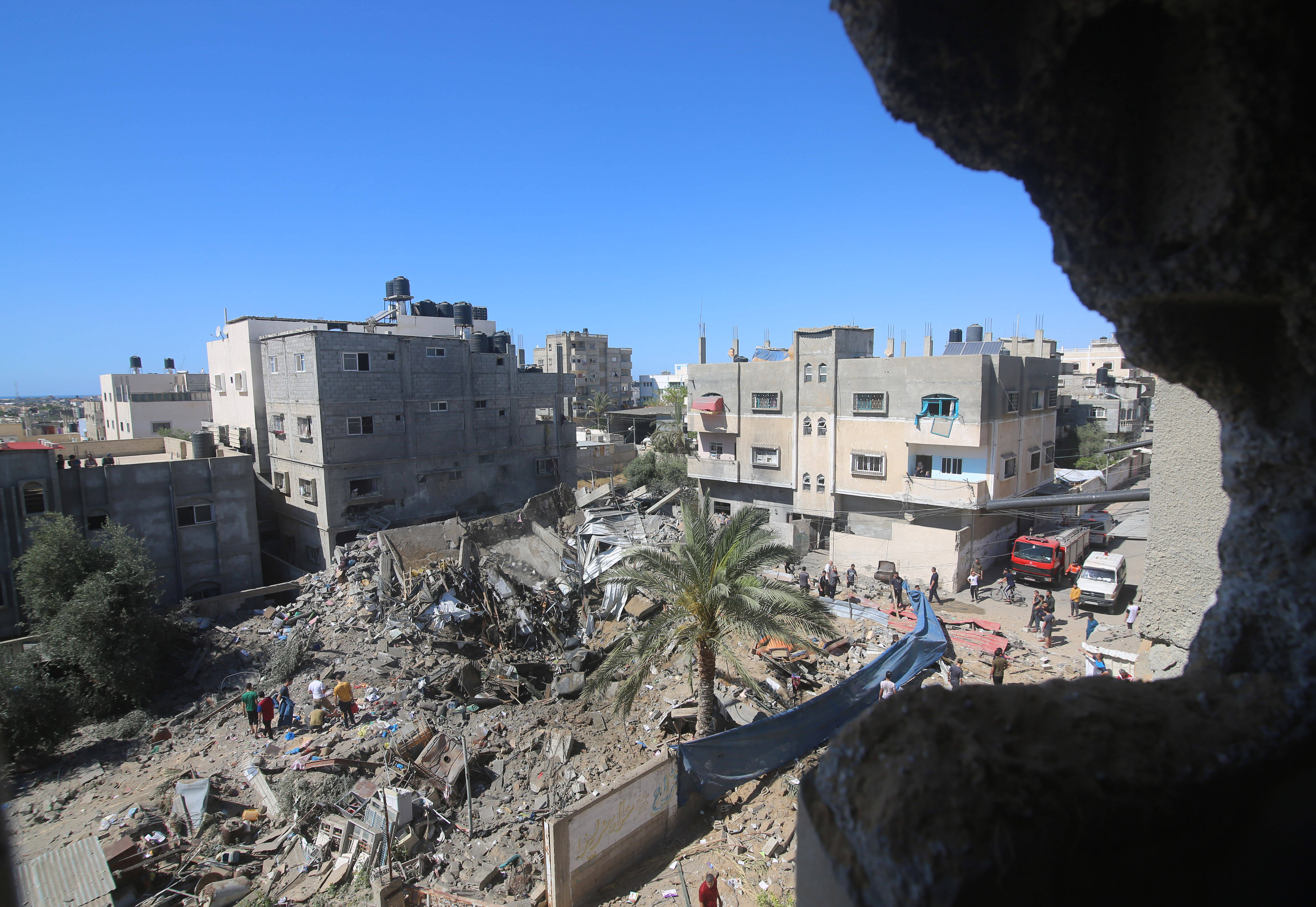 以色列继续轰炸加沙地带致5人丧生