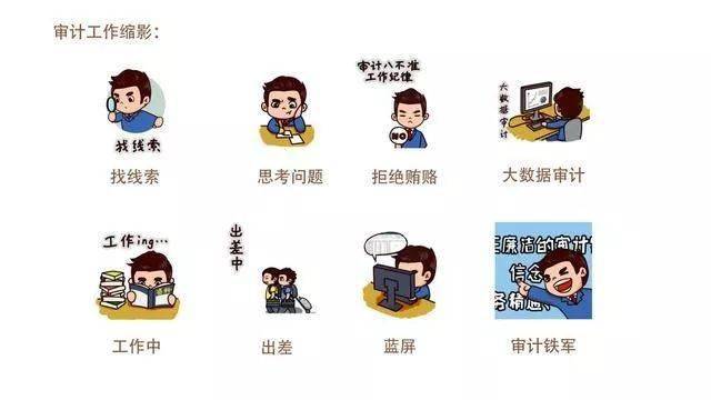 审小兵系列一: 审小兵系列二: 下载属于审计人自己的表情包