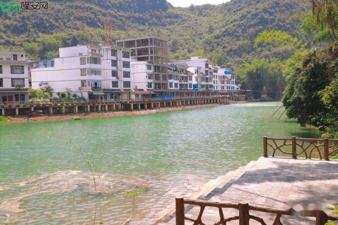 隆安·布泉河 buquanhe  在隆安县布泉乡, 迤逦流淌,沿岸山清水秀