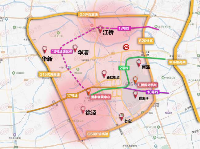 78分徐泾,洼地华新,高门槛华漕 谁是下一个大虹桥c位