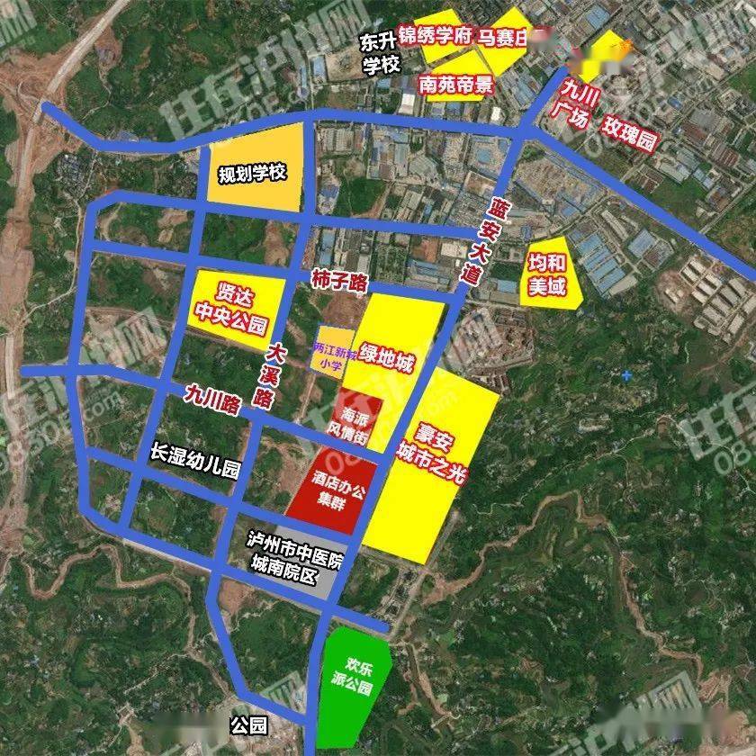 买房速看6月泸州楼盘房价地图更新纯新盘又有新消息