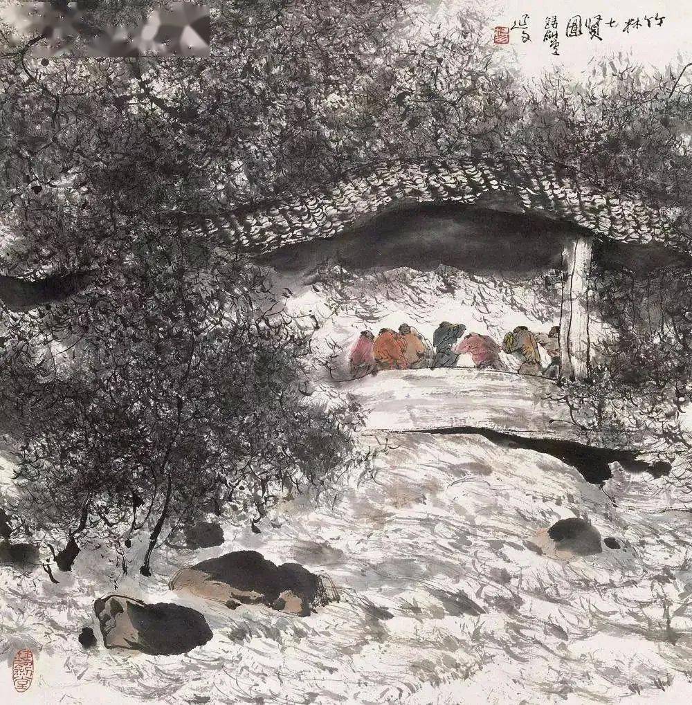 从前人手中接中西画结合火炬从此蜚声画坛画家杨延文绘画