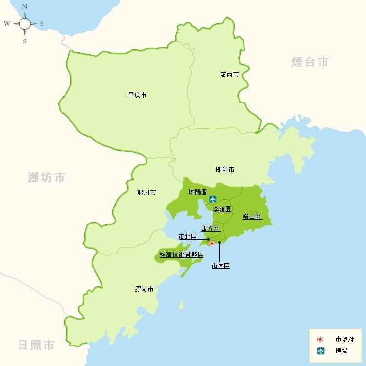 六普时青岛地图.