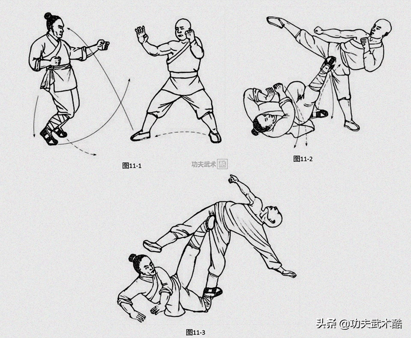 武当醉八仙拳实战格斗用法(中),不喝酒也能用的搏击招式