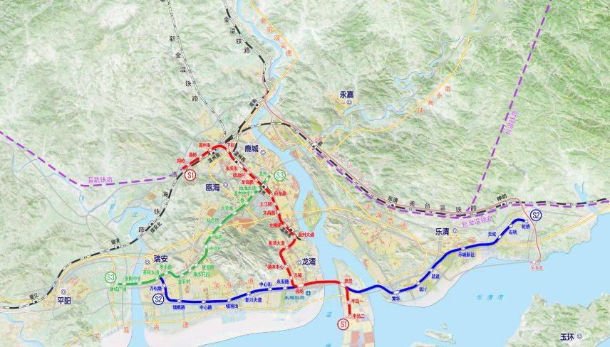 温州市域铁路s3线一期工程可研预评通过