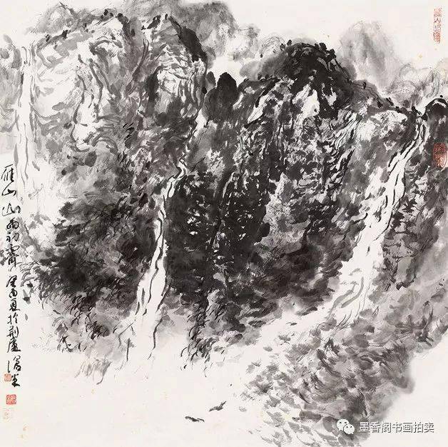 注重神韵的塑造浙派大师周沧米山水画作品欣赏