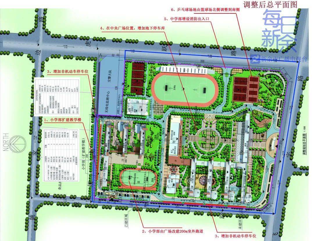 新余这个学校规划方案调整!