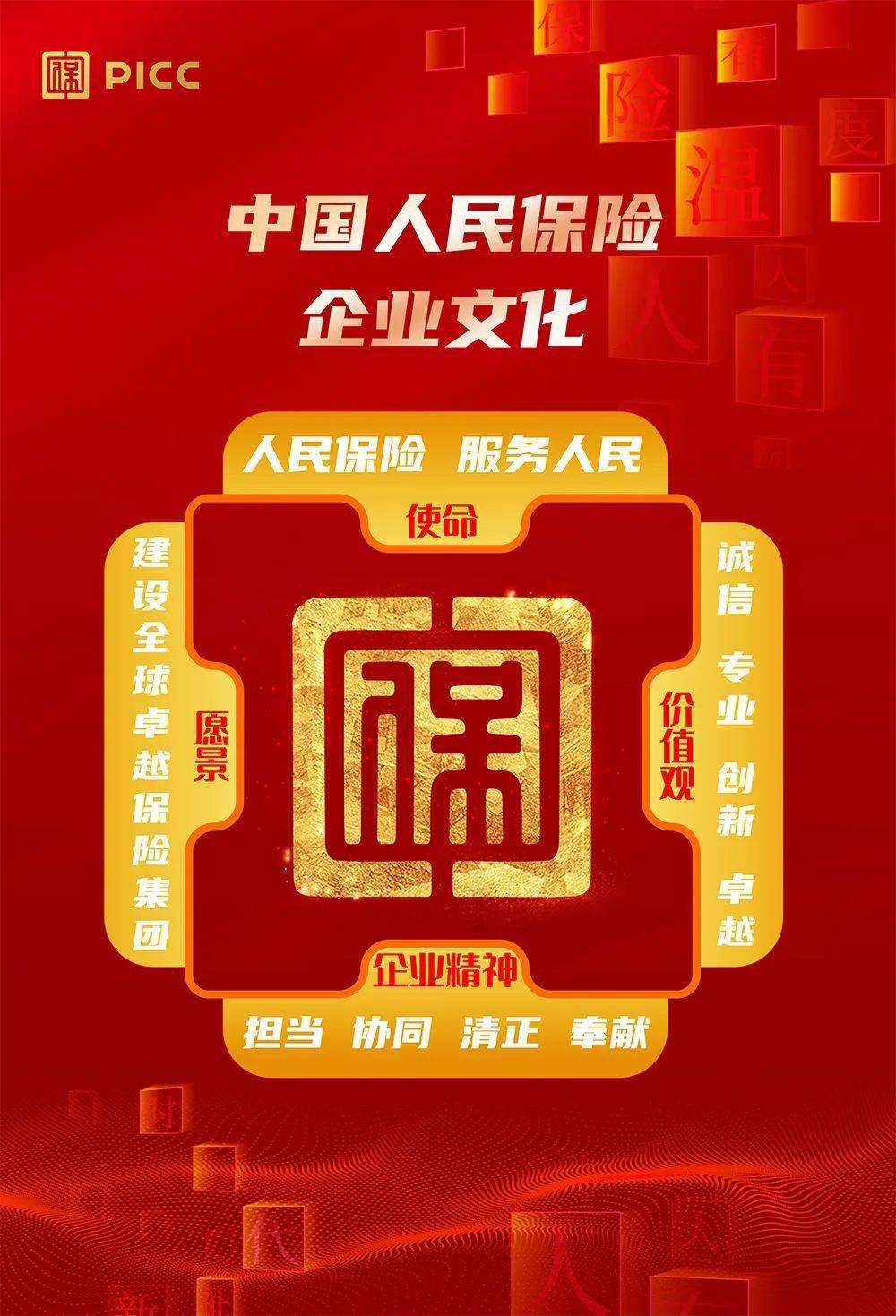 中国人保启用新logo,设计很中国!