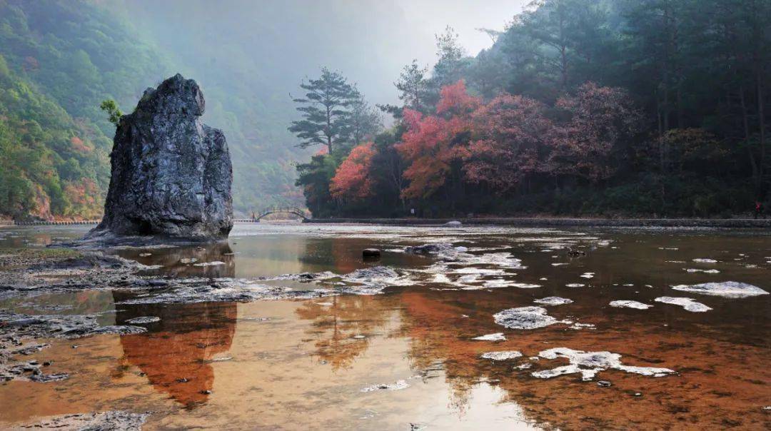 嗨玩白水洋山中有水出灵气，谷底有洋成奇观