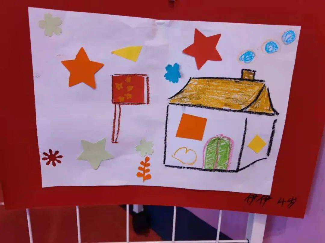 作品展示|《童画的祝福》七一建党节儿童绘画作品展