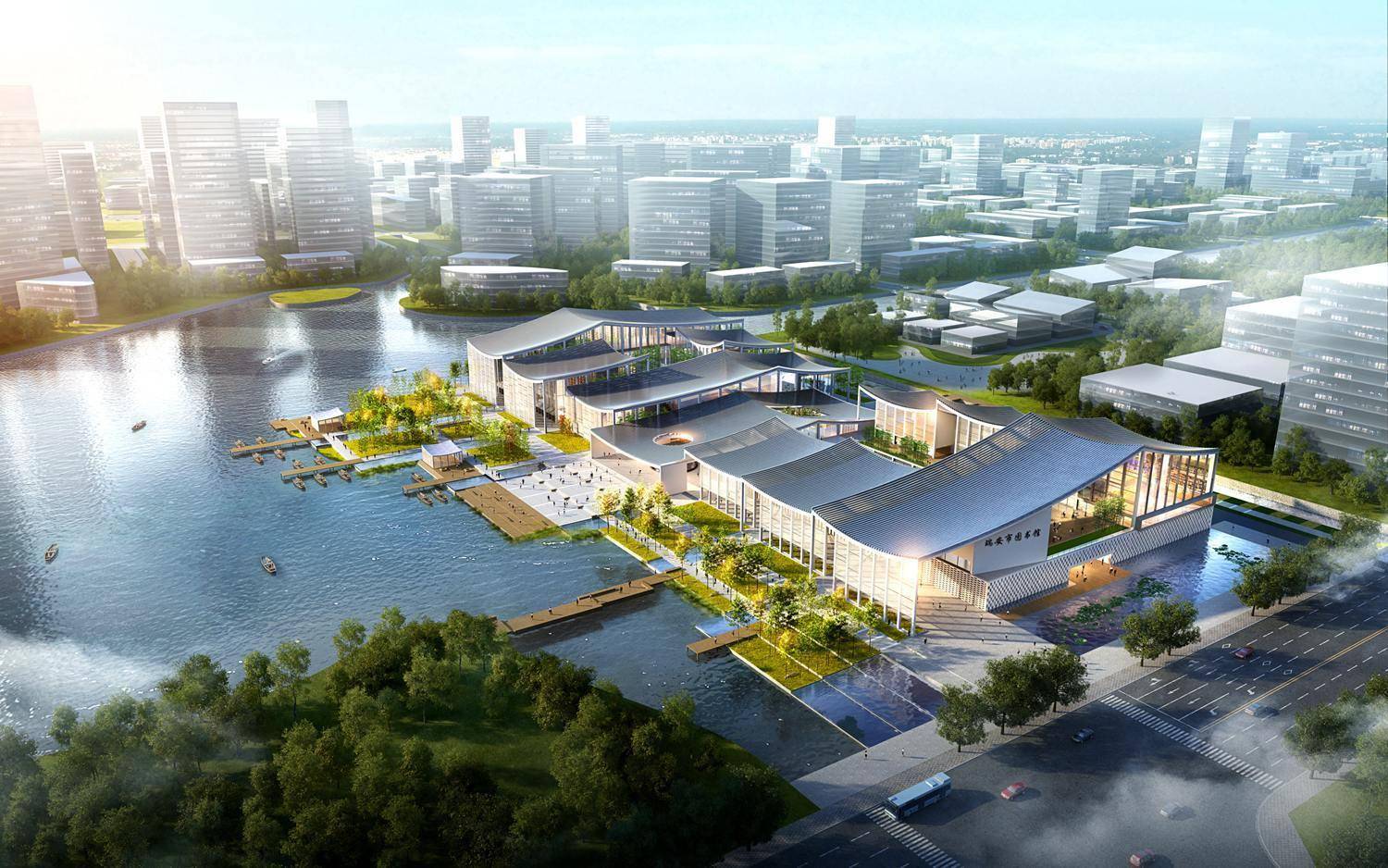 瑞安市图书馆新馆开工建设