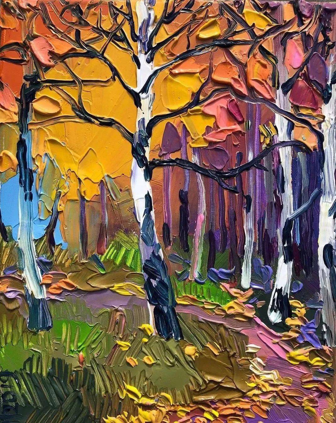 比利时艺术家 anastasia trusova 阿纳斯塔西娅·特鲁索娃 她的油画