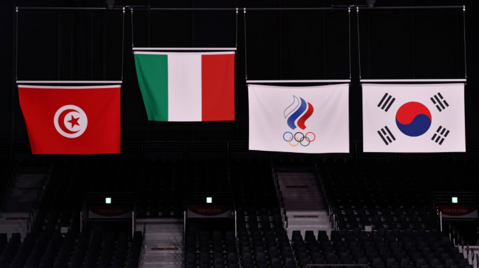 东京奥运会上,俄罗斯国旗必须以俄罗斯奥委会会旗取代