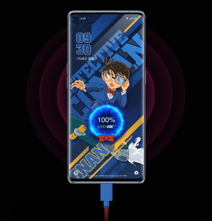 OPPOwatch2柯南表盘,柯南表盘 oppo参展2021chinajoyreno6pro柯南限定版将亮相
