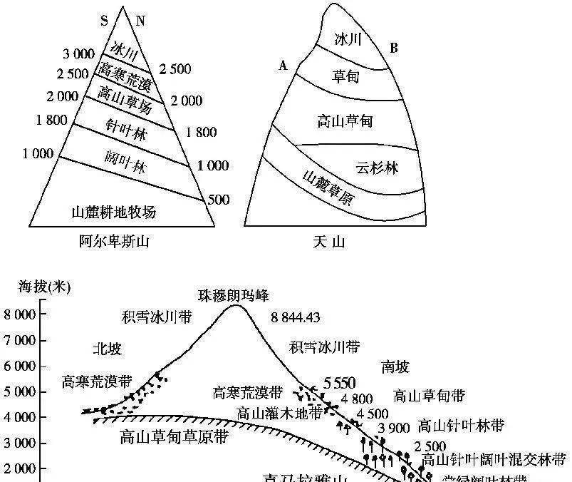 考点 自然环境地域分异规律!