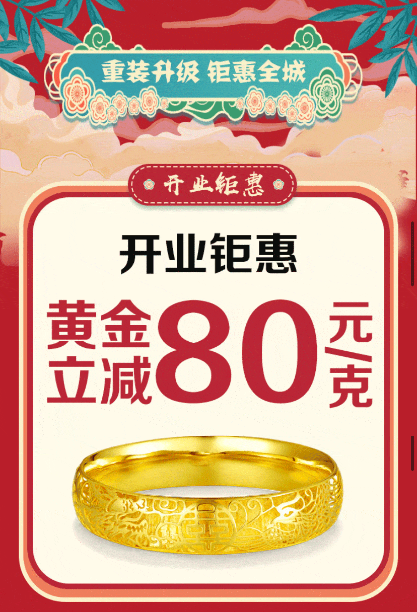【最新消息】洪荣华珠宝城中国黄金 重装升级 8月8号盛大开业