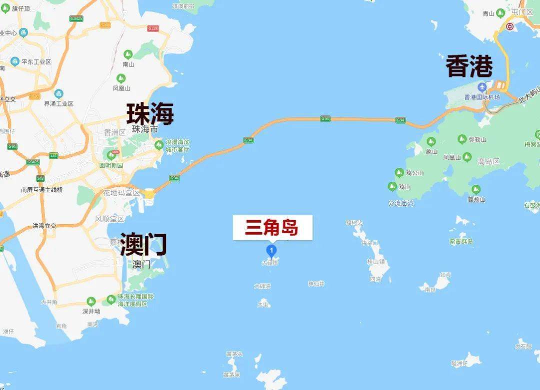 三角岛,位于广东省珠海市东部海域万山群岛的西北部,隶属珠海万山海洋