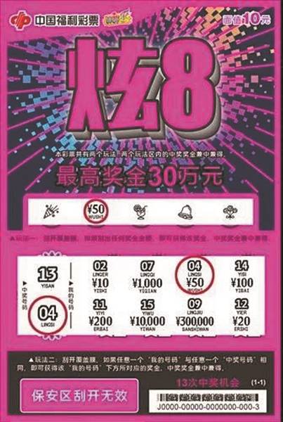 福彩刮刮乐新票"炫8"在南宁酷炫登场