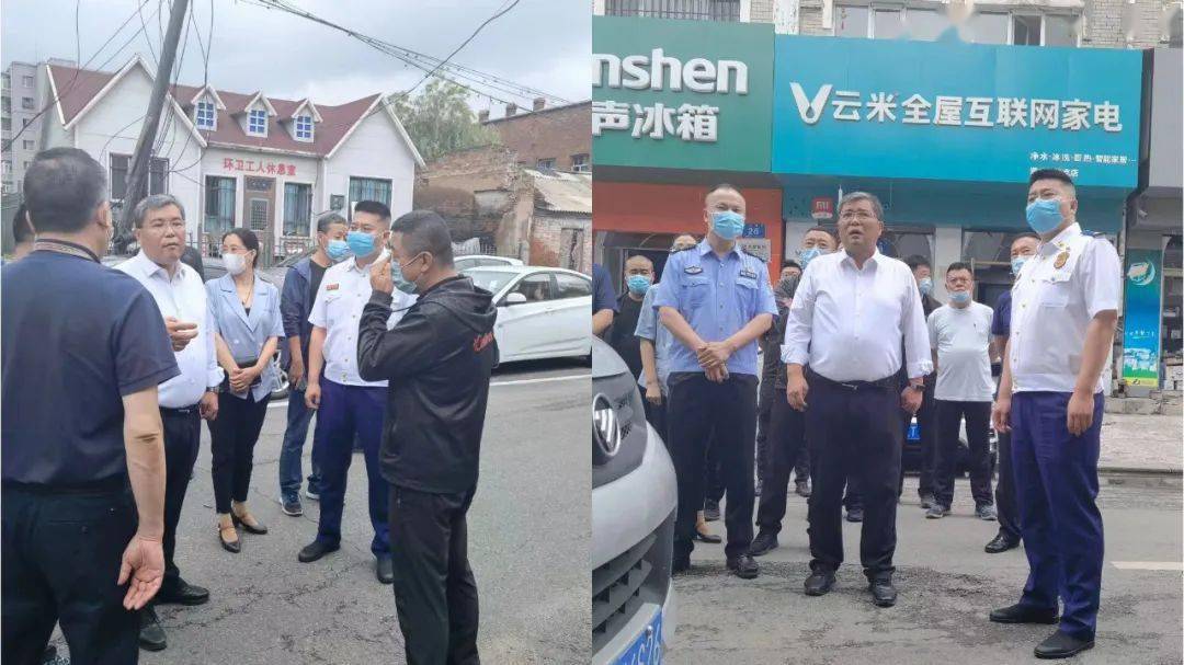 道外区杨慧区长带队深入辖区开展文物保护建筑消防安全检查工作