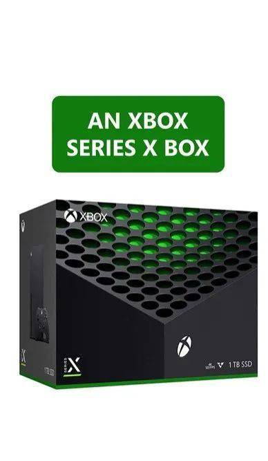 一个装 xbox series x 的盒子