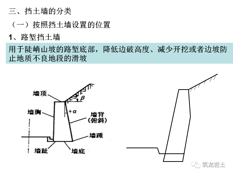 挡土墙分类及各类型挡土墙设计计算,今天好好说道说道!