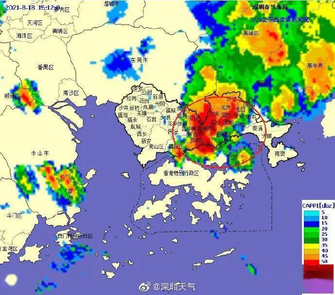 交通一度中断深圳遇今年最强局地短时强降水有车辆被泡