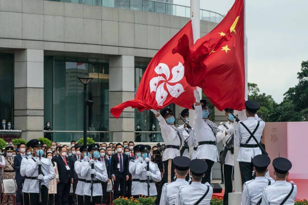 升国旗奏国歌!香港的爱国主义教育理应从娃娃抓起