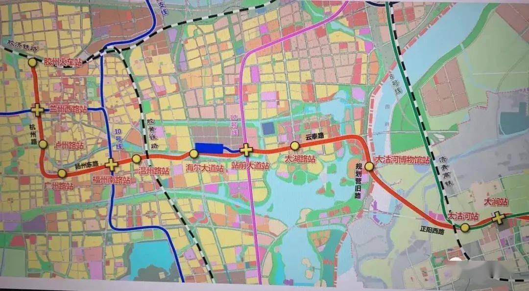 结合地铁8号支线规划,胶州扬州路将迎来大提升!