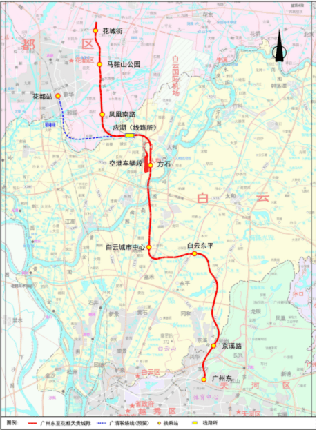 根据复函,广州地铁18号线北延段线路主体工程总投资估算330.