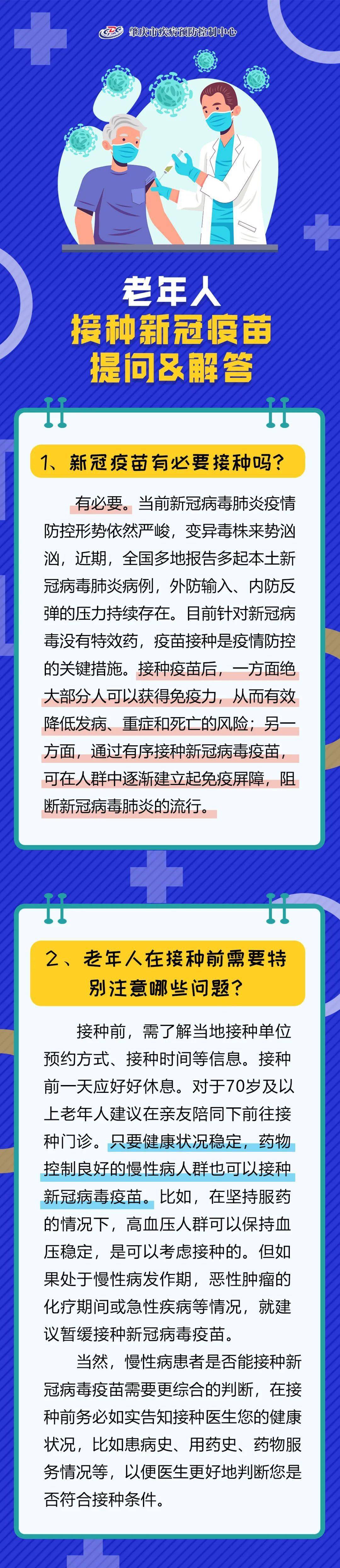 【干货】老年人接种新冠疫苗需要注意什么?