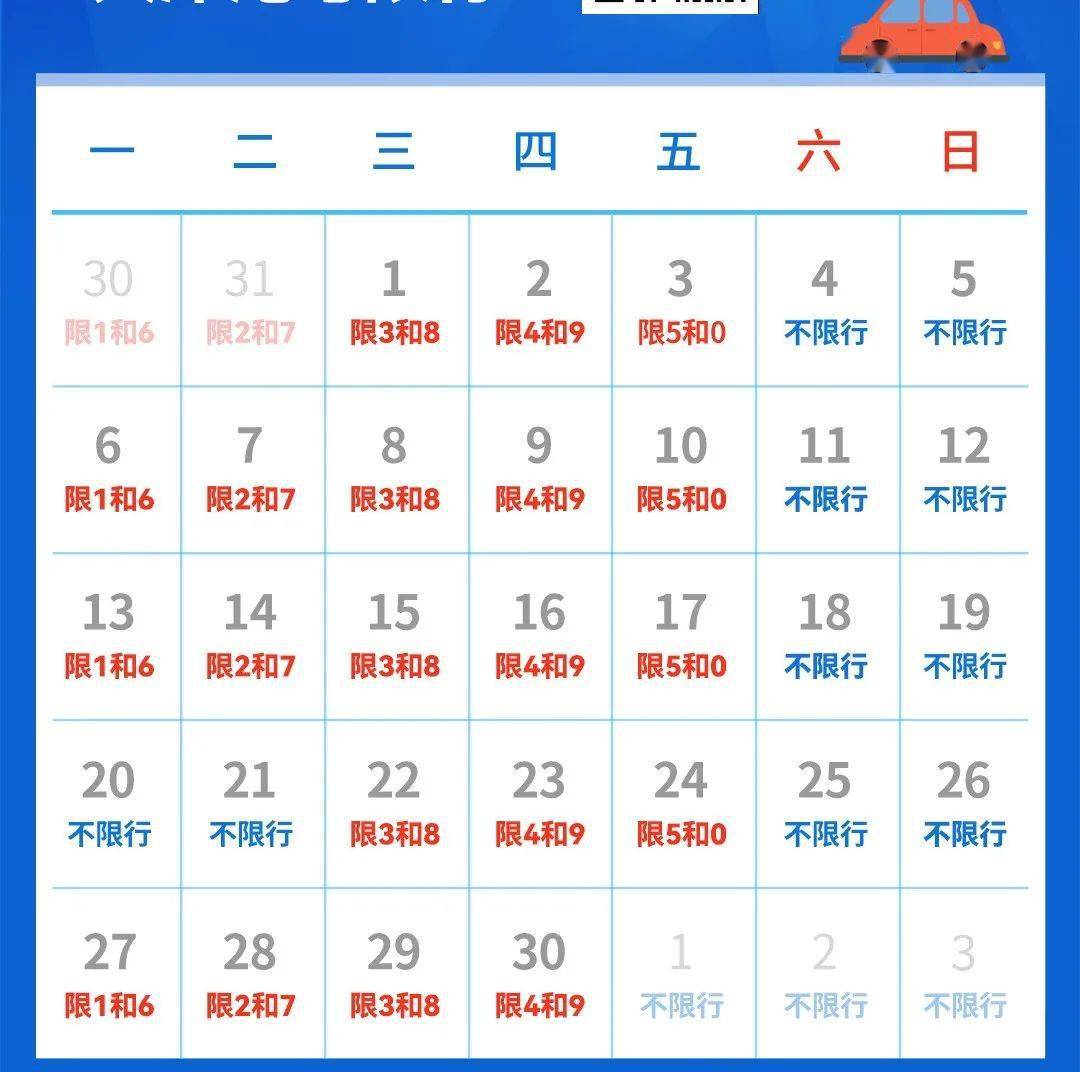 玉田9月限行有变!