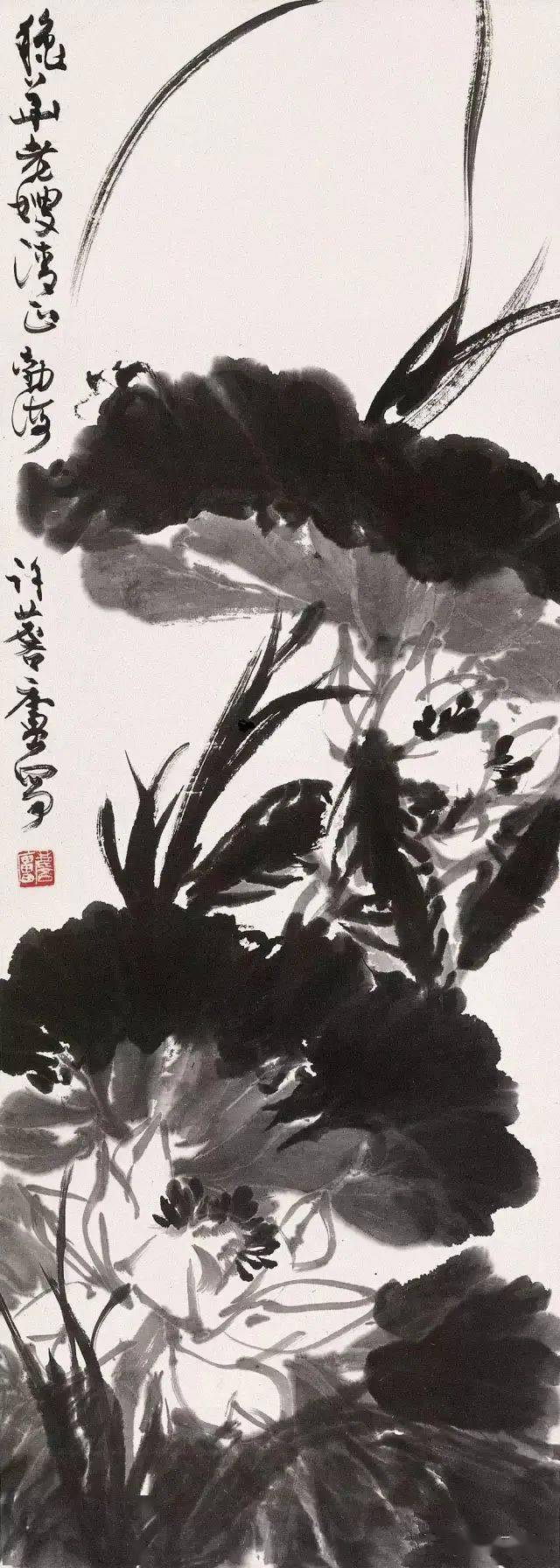 许麟庐写意花鸟画欣赏