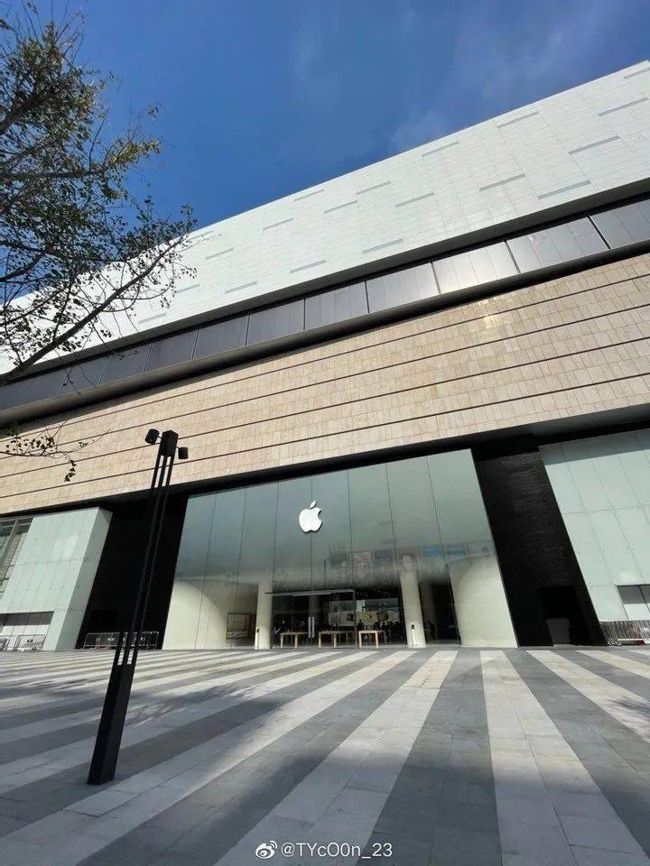 applestore logo,applestore图标 全球首家渐变玻璃 apple store 开业,「背后功臣」竟然在天津?